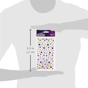 Sticko 450188 Stickers, Shimmery Stars