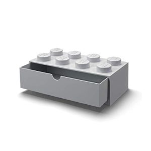 LEGO Desk Drawer 8, Grey