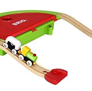 BRIO World - 33711 My First Take Along Set | 7 Piece Train Toy with Accessories and Wooden Tracks for Kids Ages 18 Months and Up