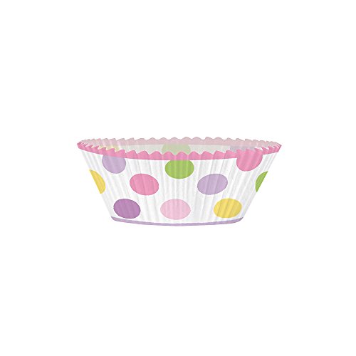 Pink Stork Girl Baby Shower Cupcake Kit for 24