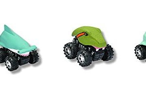 Wild Republic Anaconda, Great White, Hammerhead, Push action motor vehicle, Gifts for Kids, Imaginative Play, Motor Headz, Aquatic 5 Inches