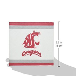 Mayflower Distributing Company 55244 Washington State Lunch Napkin, 6.5-Inch, Multicolor