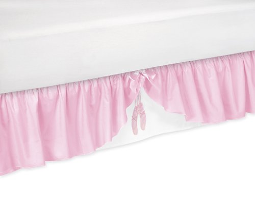 Sweet Jojo Designs Ballet Dancer Ballerina Queen Kids Children's Bed Skirt