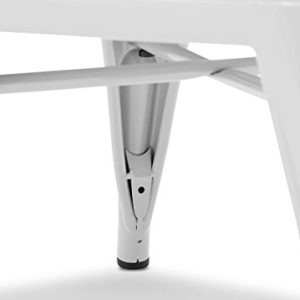 Delta Children Bistro 2-Piece Chair Set, White with Driftwood