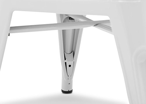 Delta Children Bistro 2-Piece Chair Set, White with Driftwood