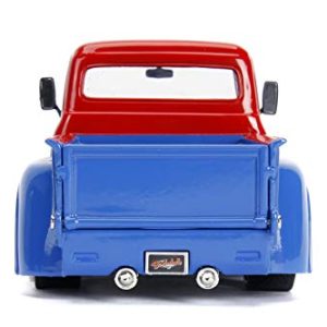 Jada DC Comics Bombshells Supergirl & 1956 Ford F100 DIE-CAST Car, 1: 24 Scale Vehicle & 2.75" Collectible Figurine 100% Metal