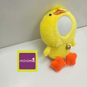 MiniMe M5227 6 Inches Yellow Chicken 3D Plush Dolls, 10 Piece