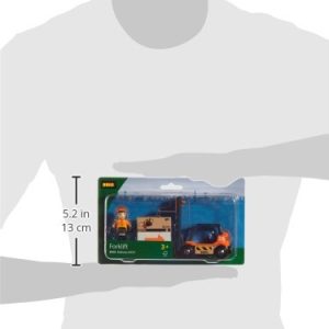 BRIO World - 33573 Fork Lift | 4 Piece Toy Train Accessory for Kids Ages 3 and Up