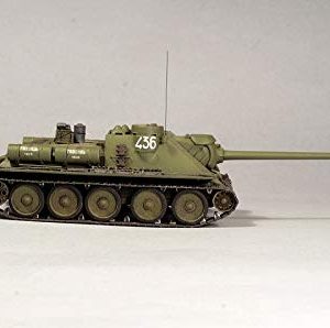 Zvezda 5044 - Soviet Tank Destroyer SU-100 - Plastic Model Kit Scale 1/72 81 Details Lenght 5.25"
