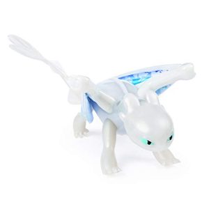 Dreamworks Dragons, Lightfury Deluxe Dragon with Lights & Sounds, for Kids Aged 4 & Up