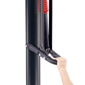 Lifetime 71281 In Ground Power Lift Basketball System, 52 Inch Shatterproof Backboard