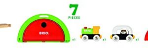 BRIO World - 33711 My First Take Along Set | 7 Piece Train Toy with Accessories and Wooden Tracks for Kids Ages 18 Months and Up