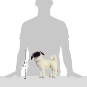 Steiff Lielou Pug Plush, White