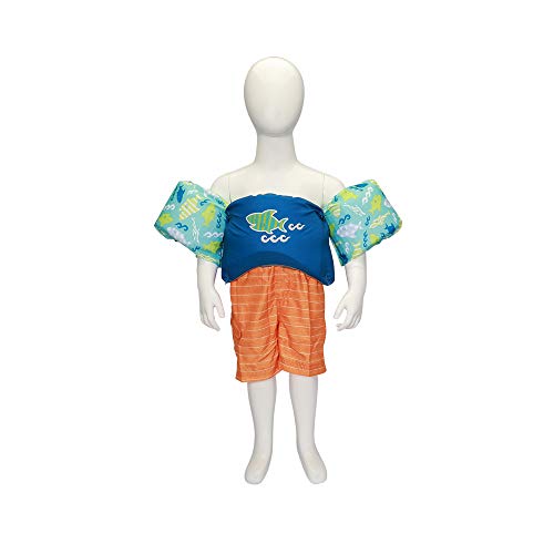 SwimWays Sea Squirts Swim Trainer Life Jacket - Blue Shark