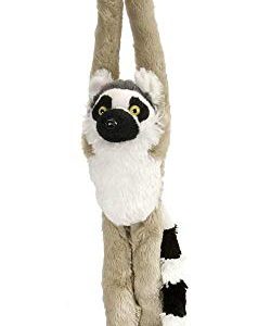 Wild Republic Ring Tailed Lemur Plush, Monkey Stuffed Animal, Plush Toy, Gifts For Kids, Hanging 20