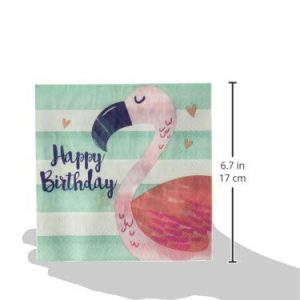 Creative Converting 332423 Pineapple and friends Napkins, 6.5", Multicolor