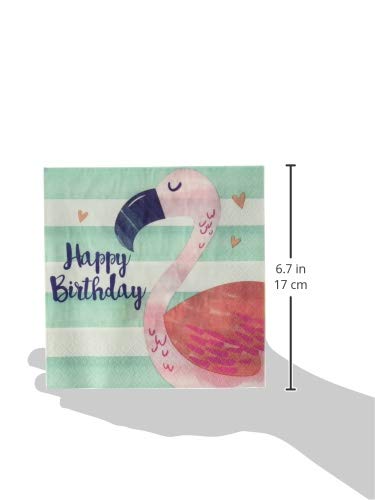 Creative Converting 332423 Pineapple and friends Napkins, 6.5", Multicolor