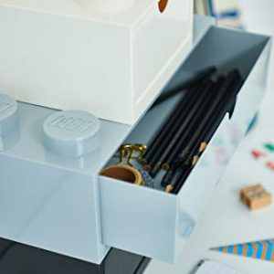 LEGO Desk Drawer 8, Grey