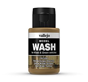Vallejo Dark Khaki Green Model Wash