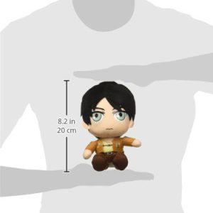 GE Animation Great Eastern GE-52997 Attack On Titan Eren Sitting Pose Stuffed Plush