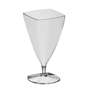 Party Essentials Miniware Mini Plastic Appetizer/Dessert Cups, Clear