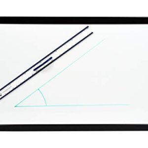 Learning Advantage Magnetic Dry Erase Straight Edge - 24” - Jumbo Teaching Ruler - Measurement Tool for Whiteboards and Chalkboards