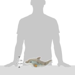Steiff Cappy Dolphin Toy, Grey/White