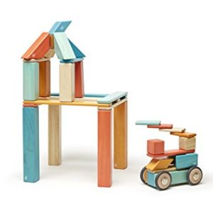 42 Piece Tegu Magnetic Wooden Block Set, Sunset