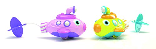Nuby Little Submarine Pull String Bath Toy, Colors May Vary