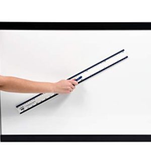 Learning Advantage Magnetic Dry Erase Straight Edge - 24” - Jumbo Teaching Ruler - Measurement Tool for Whiteboards and Chalkboards