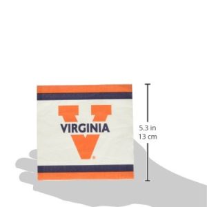 Mayflower Distributing Company 55270 U OF VIRGINIA - BEV NAPKIN 24CT, One size, Multicolor