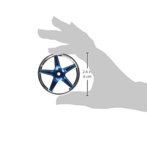 Redcat Racing Chrome Front 5 Spoke Blue Anodized Wheels (2 Piece)