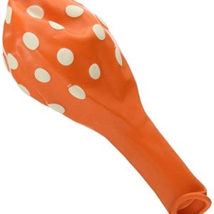 PIONEER BALLOON COMPANY Round Big Polka Dots, 11", Orange