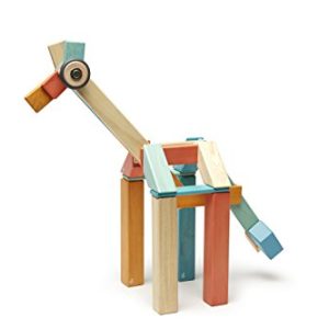 42 Piece Tegu Magnetic Wooden Block Set, Sunset
