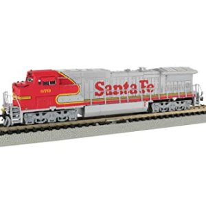 Bachmann Trains 67352 GE Dash 8-40CW Sound Value Equipped Locomotive - Santa Fe #879 - N Scale, Prototypical Colors
