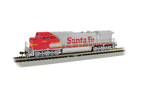 Bachmann Trains 67352 GE Dash 8-40CW Sound Value Equipped Locomotive - Santa Fe #879 - N Scale, Prototypical Colors