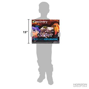 Discovery Layers of The Earth Geology Sand Dig Kit by Horizon Group USA, 3-in-1 Earth Exploration
