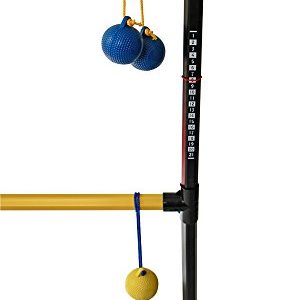 Driveway Games LADRTS-GM-00140 Ladder Ball Toss Game with 6 Bolos Bolas & Carrying Case for Outdoor, Lawn, Yd