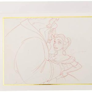 Enesco Walt Disney Archives Beauty and The Beast Gift Boxed Notecard Set, Multicolor