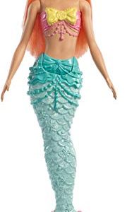 Barbie Dreamtopia Mermaid Doll, Coral Hair