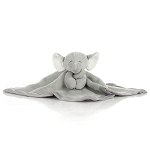 KIDS PREFERRED Carter's Elephant Plush Stuffed Animal Snuggler Blanket - Gray
