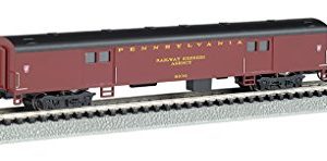 Bachmann Industries Smooth Side Prr N-Scale Baggage Car, 72'