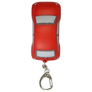 Bug Style Car Stress Reliever Key Chain - Red - Promotional Product - Your Logo Imprinted (Case Pack of 144)