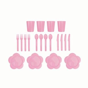 Melissa & Doug Sunny Patch Cutie Pie Butterfly Picnic Set With Basket, Plates, and Utensils