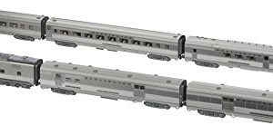 Kato USA Model Train Products CB&Q EMD E5A Silver Streak Zephyr 6-Unit Set