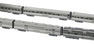 Kato USA Model Train Products CB&Q EMD E5A Silver Streak Zephyr 6-Unit Set