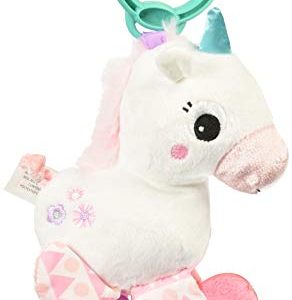 Bright Starts Sparkle & Shine Unicorn On-The-Go Take-Along Toy, Ages Newborn +