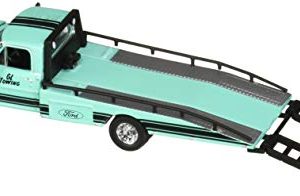 Greenlight 1:64 Hobby Exclusive - 1967-72 Ford F-350 Ramp Truck with Truck Driver Figure Diecast Toy Car 29892