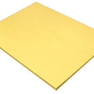 Pacon SunWorks Construction Paper, 18" x 24", 50-Count, Yellow (8417)