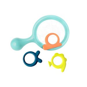 Boon Water Bugs Floating Bath Toys with Net - Mint, Green
